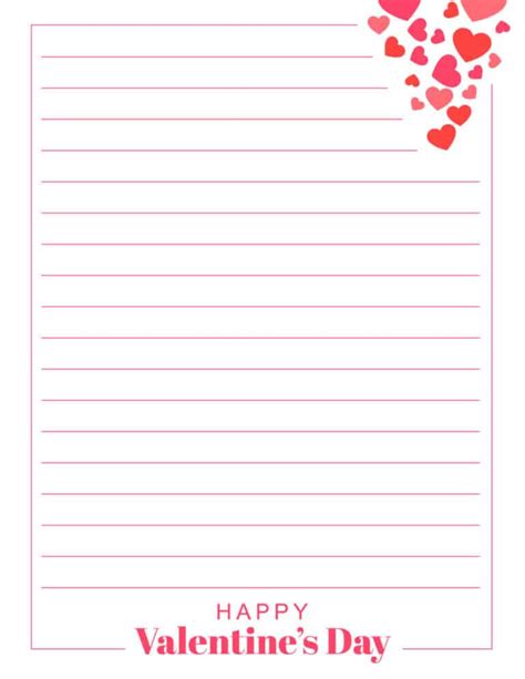 happy valentines day letter templates freebie finding mom