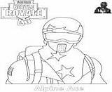 Fortnite Coloring Skin Pages Printable Ace Battle Royale Alpine Book sketch template