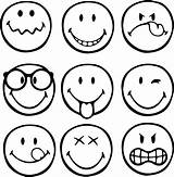 Smiley Emoji Coloring Wecoloringpage Pages Kids sketch template