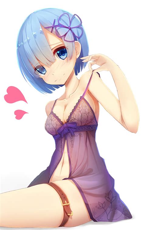 Wallpaper Illustration Anime Girls Blue Hair Blue Eyes Short Hair