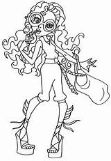 Monster High Coloring Pages Lagoona Blue Getcolorings Printable sketch template