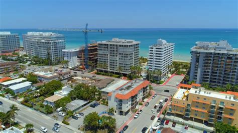 drone footage  miami beach   beautiful sunny day stock footagemiamibeachdronefootage