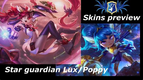 Lol Star Guardian Jinx Poppy Skins Preview Youtube