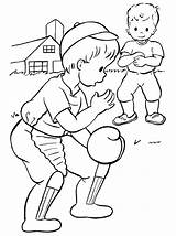 Baseball Pages Coloring Kids Printable Colouring Worksheets Dkidspage sketch template