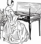 Harpsichord Getdrawings Drawing sketch template