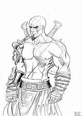Kratos Pintar Kombat Mortal Coloringcity Incriveis Espadas Confira Legais Sponsored sketch template
