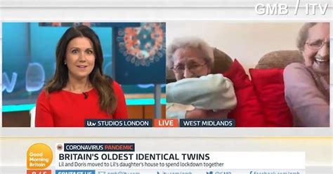 Piers Explodes With Laughter As Flirty 95 Year Old Twins Give The Most