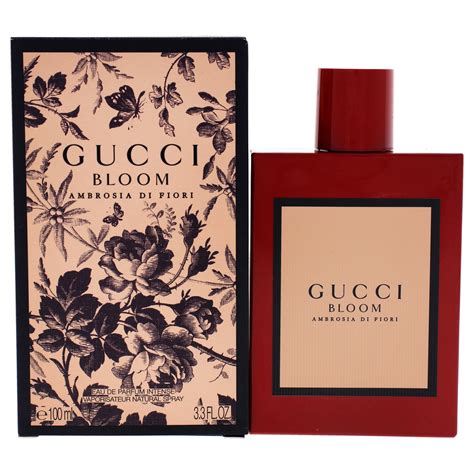 gucci bloom ambrosia  fiori eau de parfum intense perfume  women
