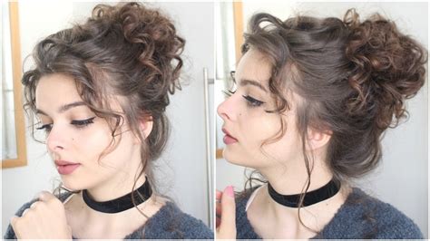 brilliant curly updo hairstyle tutorials