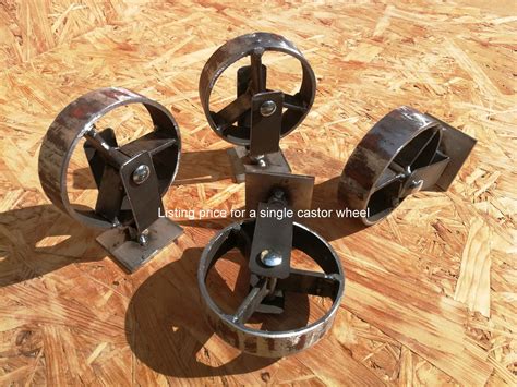 industrial furniture swivel metal castors casters caster wheel coffee table wheels vintage