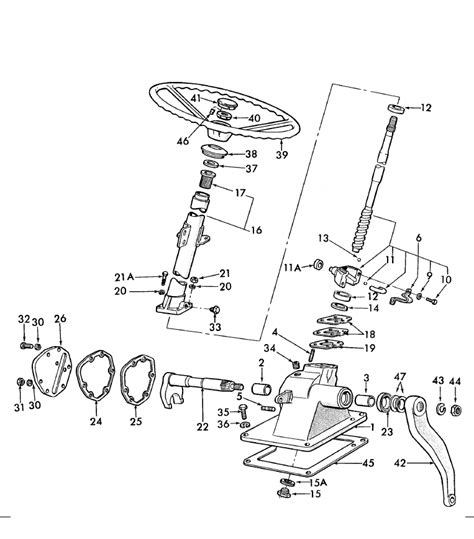 ford  tractor power steering parts