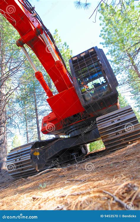 logging tractor stock photo image  logging tree earth