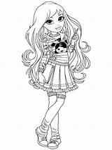 Coloring Pages Moxie Girls Girlz Dolls Printable sketch template