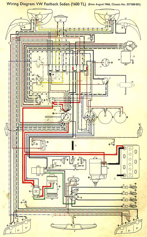 vw alternator external regulator wiring diagram