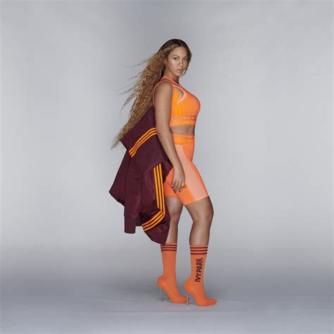 beyonce knowles sexy curves in adidas x ivy park