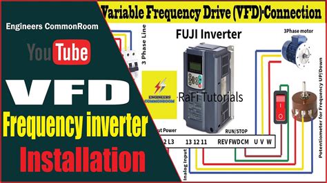 wiring vfd motor control circuit diagram variable frequency drive digital inputs control