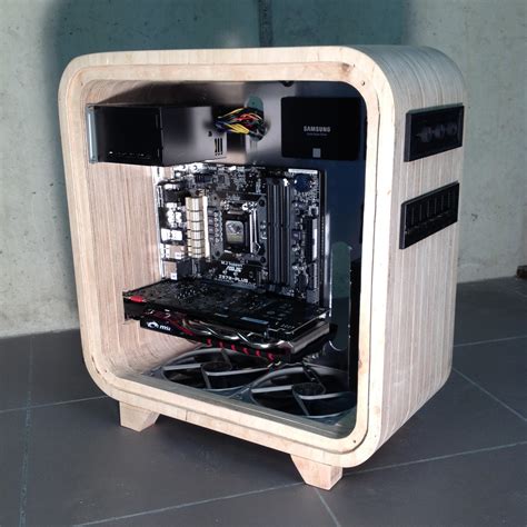 wooden computer case adds  touch  modern hackaday