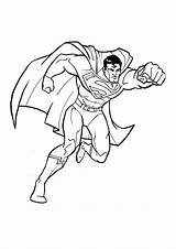 Superman Coloring Pages Printable Kids sketch template