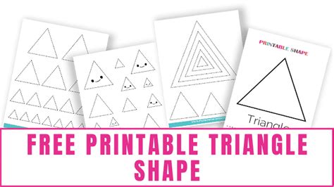 triangle template printable