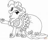 Pie Pony Little Coloring Pinkie Pages sketch template
