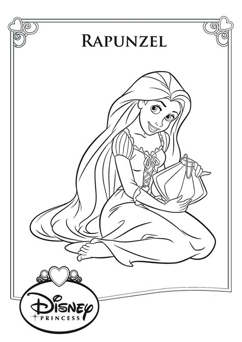 rapunzel color pages  activity shelter tangled coloring pages