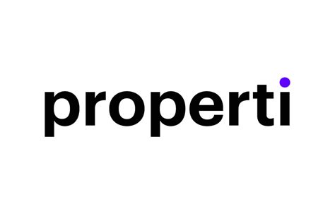 propertilogoblacktransparent digital real estate  pom