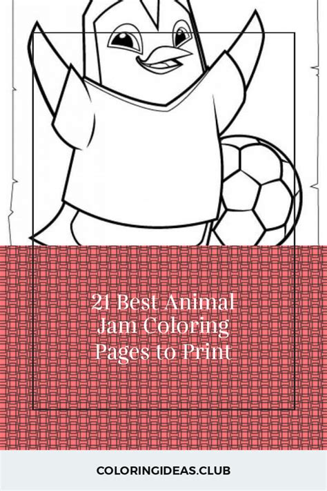 animal jam coloring pages  print animal jam coloring pages