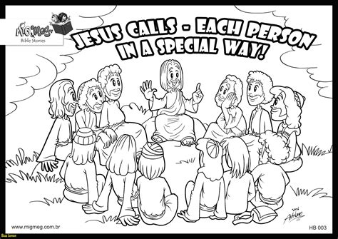 jesus   disciples coloring pages  getcoloringscom