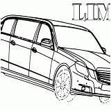 Pages Limousine Coloring sketch template