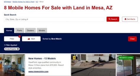 buy  manufactured home  land   mhvillager