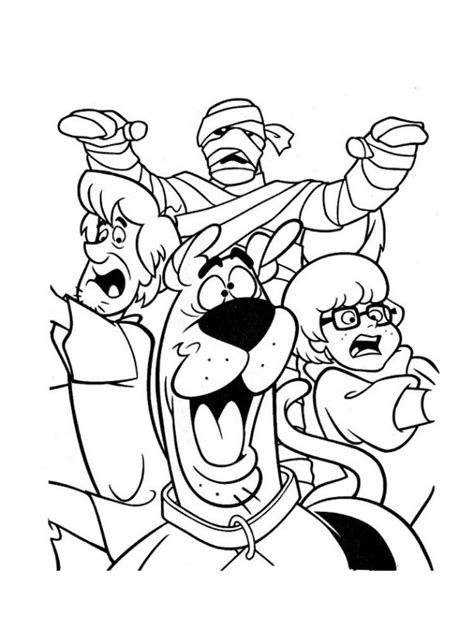 scooby doo valentine coloring pages  coloring pages