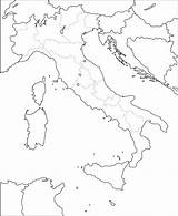 Map Italy Printable Italie Coloring Color Blank Kids Pages Vierge Carte Online Et Imprimer Popular sketch template
