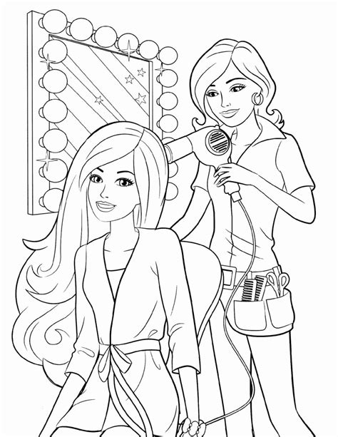barbie coloring pages games  gameita