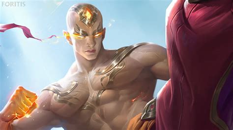 foritis wang lol fanart god fist lee sin