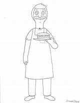 Burgers Bob Belcher Coloring Bobs Pages Louise Deviantart Template Sketch Drawings sketch template