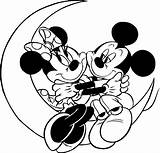 Coloring Mickey Minnie Pages Mouse Color Sheets Printable Christmas Print sketch template