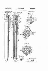 Patent Pen Color Retractable Patents Multi sketch template