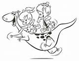 Coloring Pebbles Pages Bamm Para Colorear Bambam Dibujos Bam Dino Cartoon Flintstones Los Licensing Páginas Imprimir Es Pebbels Blanco Negro sketch template