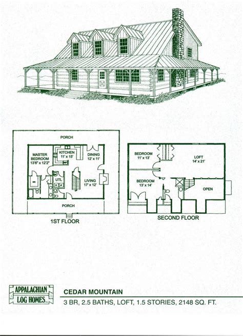 inspirational log cabin kit floor plans  home plans design