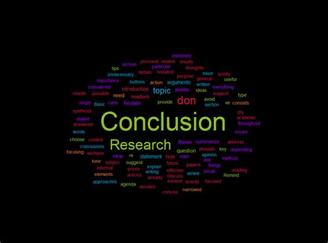 write  conclusion   research paper