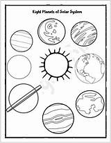 Planets Englishbix Puzzles sketch template