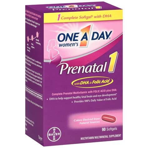 day womens prenatal   dha folic acid softgels  ct box walmartcom
