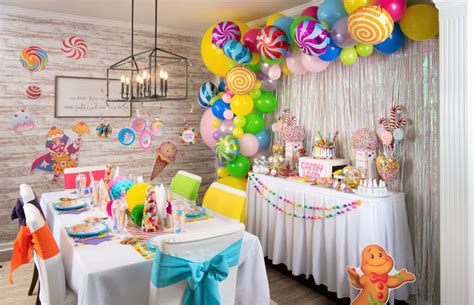 candy land birthday party  candy bar