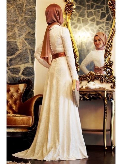 white lace long sleeve muslim evening dresses 2017 hijab islamic dubai