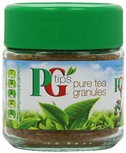 pg tips pure instant tea granules   pack   amazoncouk grocery