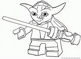 Coloring Yoda Pages Printable Popular sketch template
