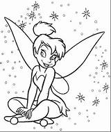 Disney Coloring Characters Pages Printable Getdrawings Tinkerbell sketch template