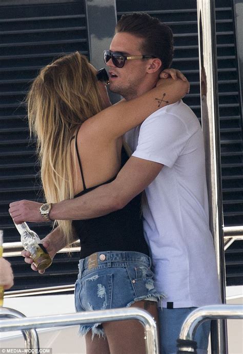 geordie shore s charlotte crosby and gaz beadle kiss while