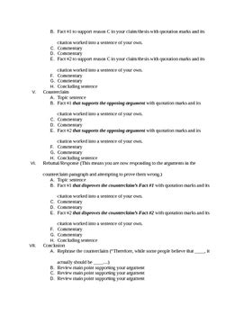 essay outline template mla master template