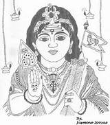 Murugan Lord Coloring Template Pages Sketch sketch template